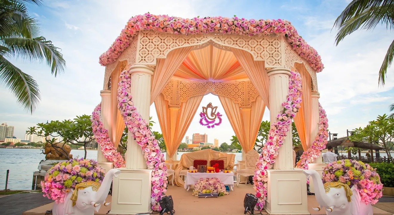 High-profile celebrity wedding reception